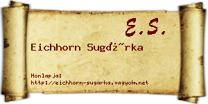 Eichhorn Sugárka névjegykártya